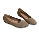 Women's Knit Ballet Flats – Slip On Ribbed Round Toe Flat Shoes Everyday Casual