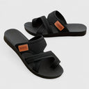 Women's Mesh Crisscross Flat Sandals – Open Toe Slip On Casual Summer Beach Slide