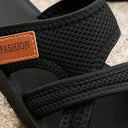 Women's Mesh Crisscross Flat Sandals – Open Toe Slip On Summer Beach Slides