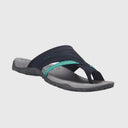Women's Open Toe Flip Flop Sandals – Two-Tone Toe Post Summer Slide
