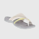 Women's Open Toe Flip Flop Sandals – Two-Tone Toe Post Summer Slide
