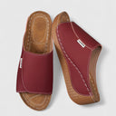 Women's Plain Wedge Slide Sandals – Open Toe Slip On Casual Summer Mule Flatform