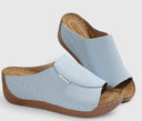 Women's Plain Wedge Slide Sandals – Open Toe Slip On Casual Summer Mule Flatform
