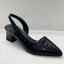Women's Pointed Toe Slingback Block Heel – Low Heel Dress Pump Office Shoe