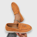 Women's Suede Tassel Loafers – Slip On Round Toe Flat Casual Everyday Shoes