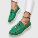 Women's Suede Tassel Loafers – Slip On Round Toe Flat Casual Everyday Shoes